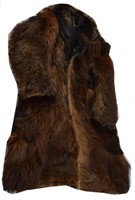 Antique Mountain Man's Bear Skin Coat & Wolf Hat
