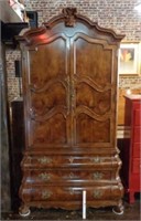 Large Elegant Wood Dresser Cabinet