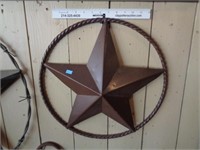 Smaller Metal Texas Star Decor