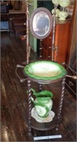 Vintage Wash Stand with Basin & Pitcher