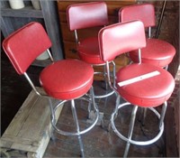 Set of 4 Vintage Barstools