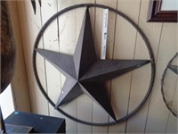 Large Metal Texas Star Decor