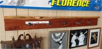 Custom Cedar & Spikes Wall Shelf