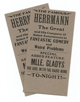 Herrmann, Felix. Two Advertising Handouts