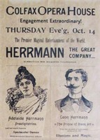 Herrmann & Co. Framed Handbill Program