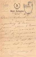 Herrmann, Adelaide. Two Signed Letters