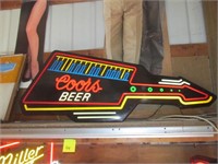 COORS BEERS LIGHTED SIGN
