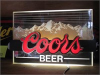 COORS LIGHTED SIGN