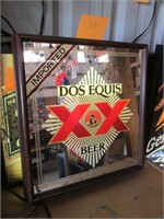 DOS EQUIS LIGHTED SIGN