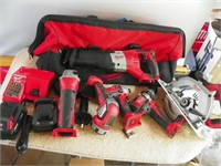 Milwaukee M18 cordless tool kit c/w  sawzall,