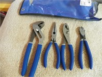 Unused set of pliers, side cutters etc
