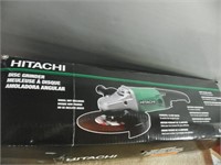 Unused Hitachi 7", 15 amp grinder