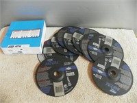 Twenty Norton 7"x1/16"x7/8" cut-off disks