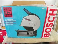 Unused Bosch 14"  15 amp elec  chop saw