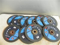 Ten Neiko 7" x 1/4"x7/8" grinding disks
