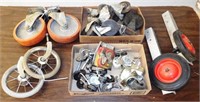 Lot of Caster Wheels & More