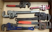 Lot of (6) Pipe Wrenches