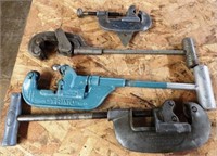 Lot of Four Pipe Cutter Tools