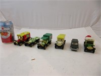 Lot de petits camions