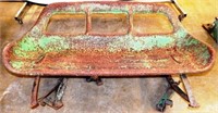 Antique Metal Horse Buggy / Buckboard Seat