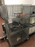 Locking Cage with casters