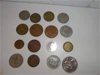 COINS - FOREIGN LOT OF 16 #1