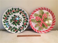 Hallmark Christmas Platter Lot