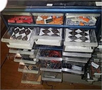 2 parts organizers with contents, wire nuts,