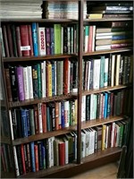 Contents of cabinet- books- some fiction,