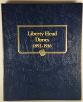 1892-1916 LIBERTY HEAD BARBER SILVER DIMES BOOK