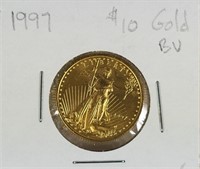 1997 $10 .25OZ GOLD EAGLE BU COIN