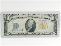 1934-A $10 SILVER CERTIFICATE NOTE NORTH AFRICA
