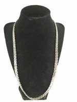 LONG STERLING SILVER CHAIN NECKLACE