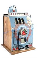 Mills Bursting Cherry 5¢ Slot Machine c. 1940's