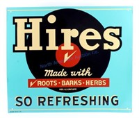 Original Hires Root Beer Advertising Sign