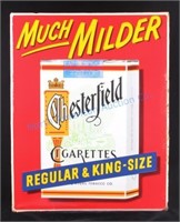 Original Chesterfield Cigarettes Advertising Sign