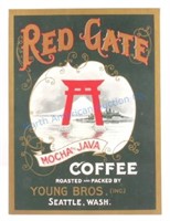 Red Gate Coffee Early 1900 Seattle Advertisement