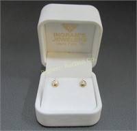 Diamond Earrings 14k Gold