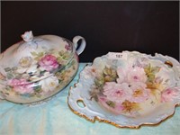 Hand Painted Large Serving Dishes