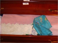Drawer Contents - Doilies, Blankets & misc.