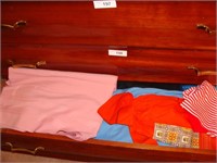 Drawer Contents - Table Cloths, Aprons & misc.