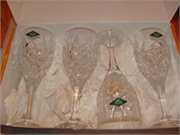 Four (4) Waterford/Dublin Crystal Goblets