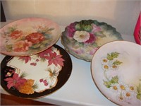 Hand Painted Large Plates - Assortment