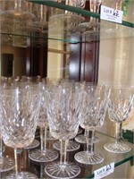 Waterford Stemmed Glasses - 12