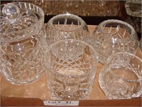 Assortment of Waterford-Bowls (4), candy Dish