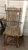 Chair made of sticks