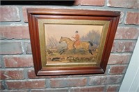 HORSE PRINT AND HORSE PLACQUE