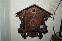 CUCKOO CLOCK CASE WITH WEIGHTS
