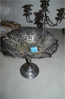 7" INTERNATIONAL SILVER CO. SILVER PLATE COMPOTE