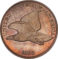 1C 1856 FLYING EAGLE. PCGS PR65 CAC